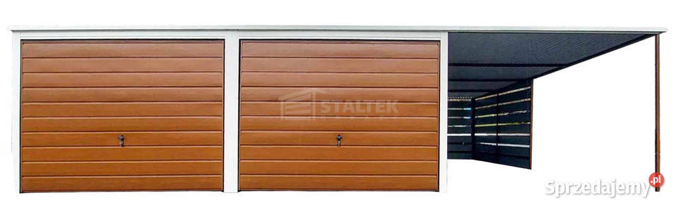 Garaz Blaszany 6X6 Wiata 4X6 2x Brama Scianka samodzielny warmińsko-mazurskie Ostróda sprzedam