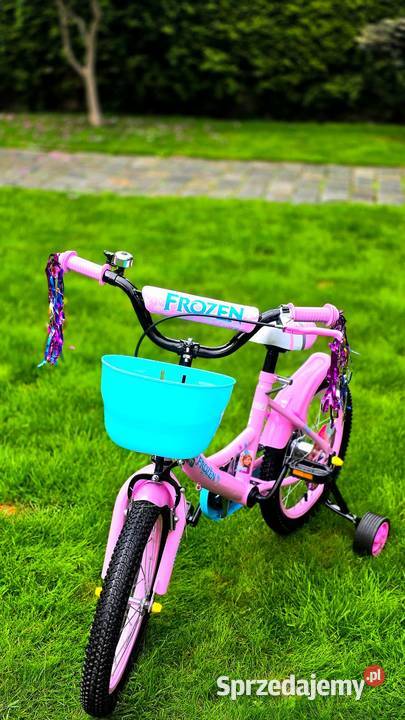 399 Rower 16 różowy Elza Frozen śląskie Zabrze