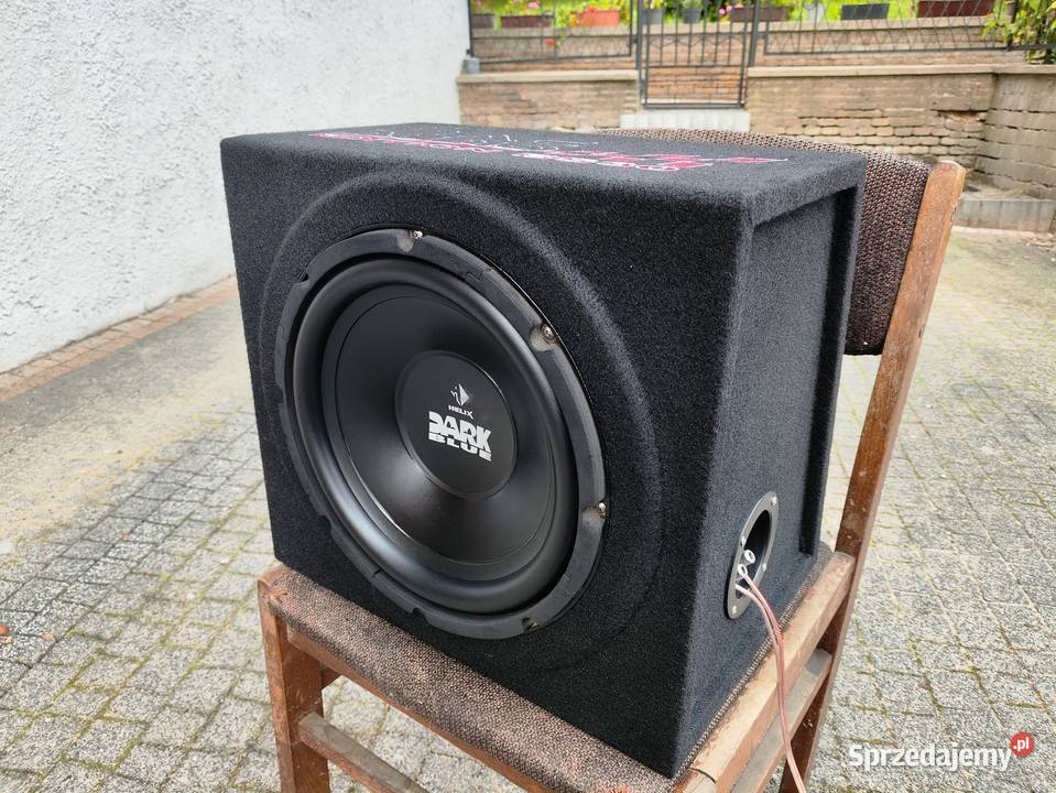 Skrzynia basowa bassowa tuba Helix DB12 Dark Car audio śląskie Niegowonice