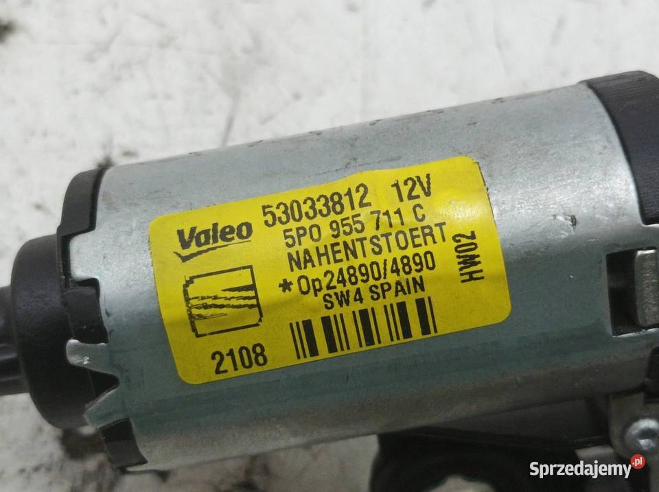 SILNICZEK WYCIERACZKI TYŁ 5P0955711C Seat Leon Rok produkcji 2009