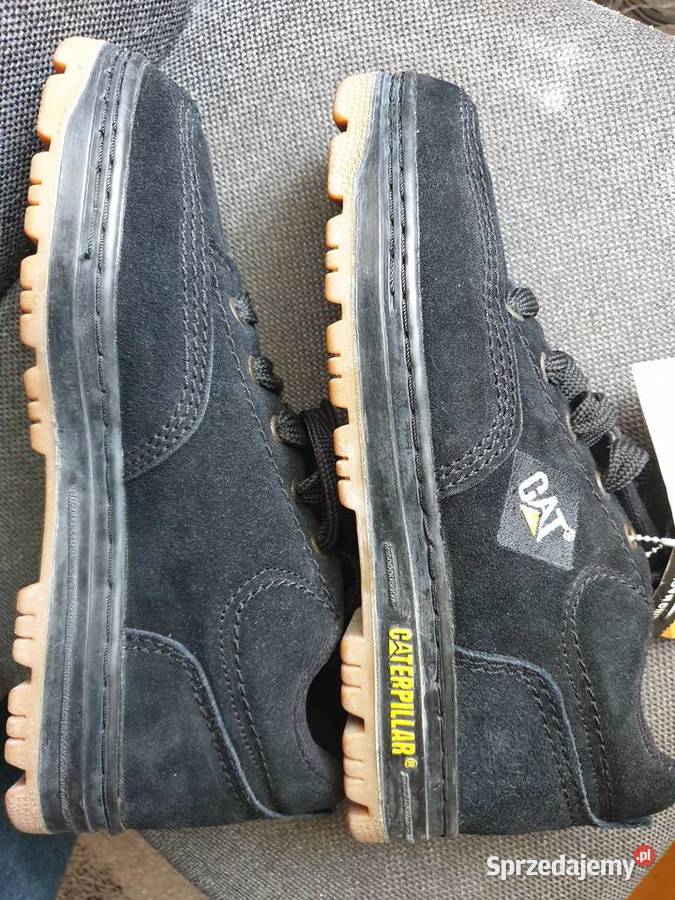 Buty skórzane Caterpilar 45 czarne stan