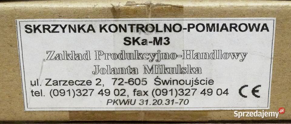 Skrzynka listwa kontrolnopomiarowa licznikowa śląskie Gliwice sprzedam