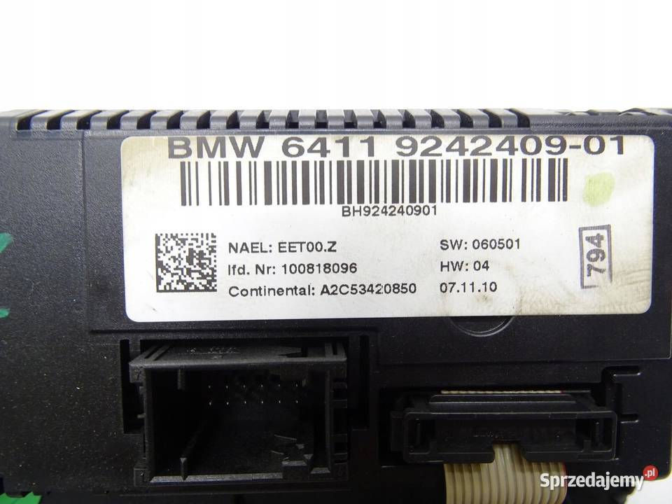 PANEL NAWIEWU KLIMATYZACJI KLIMY 9242409 BMW X1
