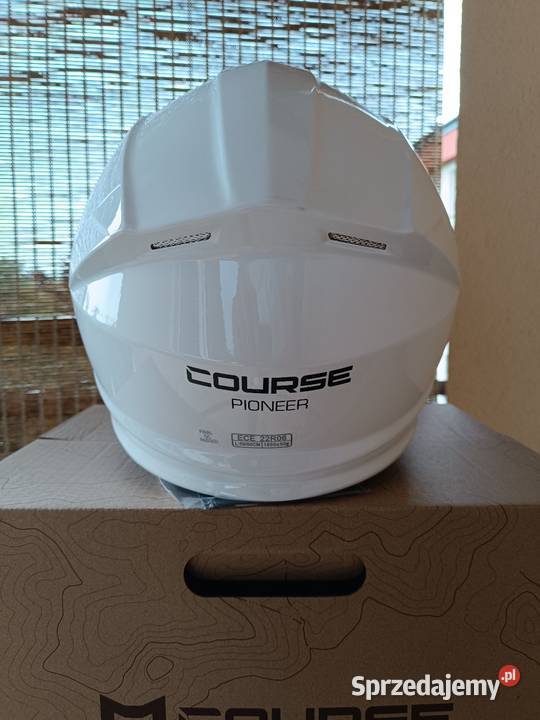Motocyklowy kask szczękowy Course Pioneer Kaski Pruszków