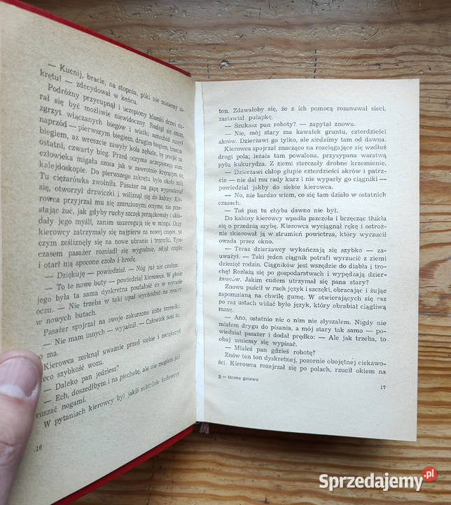 John Steinbeck Grona gniewu Na wschód edenu Sosnowiec