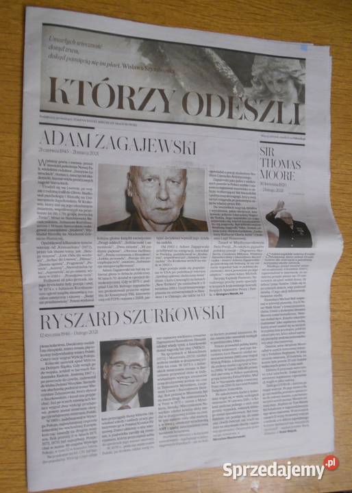 KTÓRZY ODESZLI Gazeta Wyborcza miękka