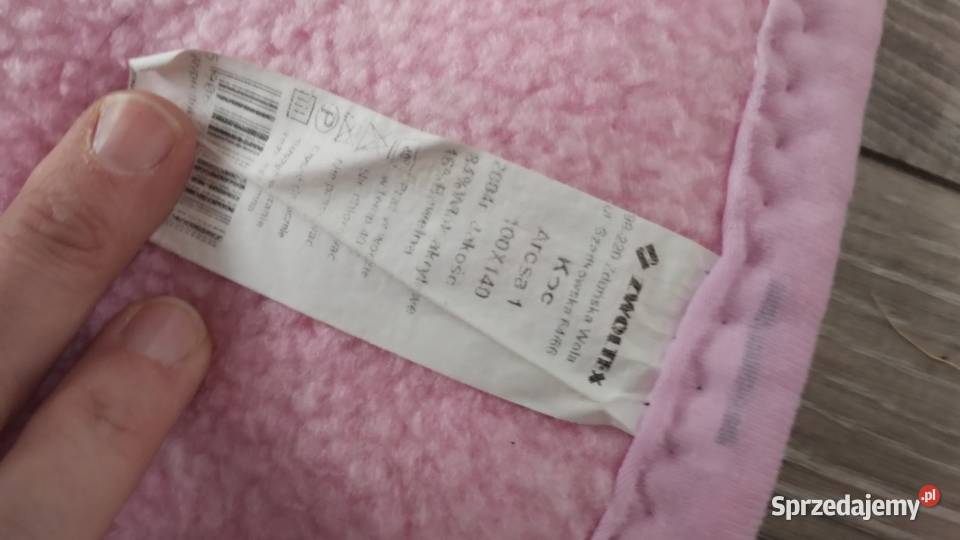 koc kocyk różowy dziecięcy wielkopolskie Poznań