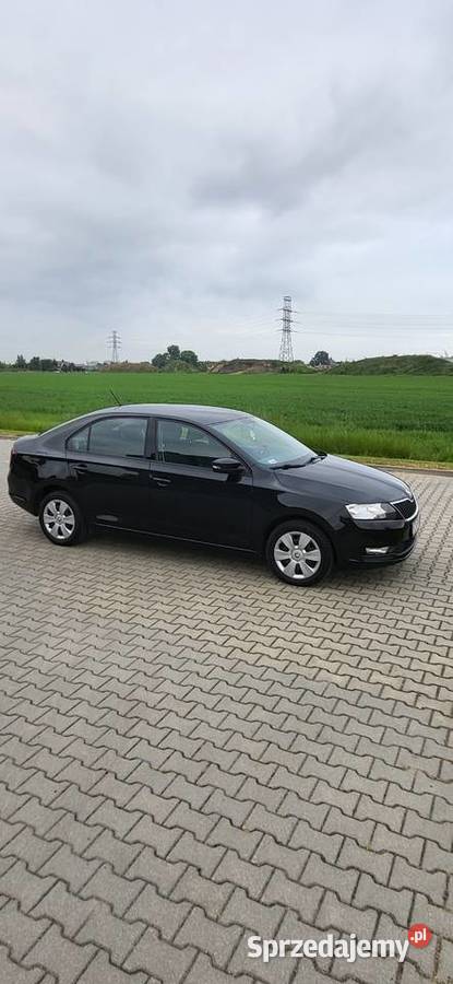 Skoda Rapid 2019r Serwisowana Zadbana 10 Benzyna welurowa tapicerka mazowieckie Warszawa