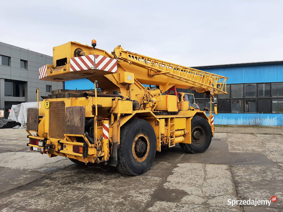 Dźwig LIEBHERR LTM 1030 żuraw samojezdny 30 Ton żółty małopolskie Nowy Sącz