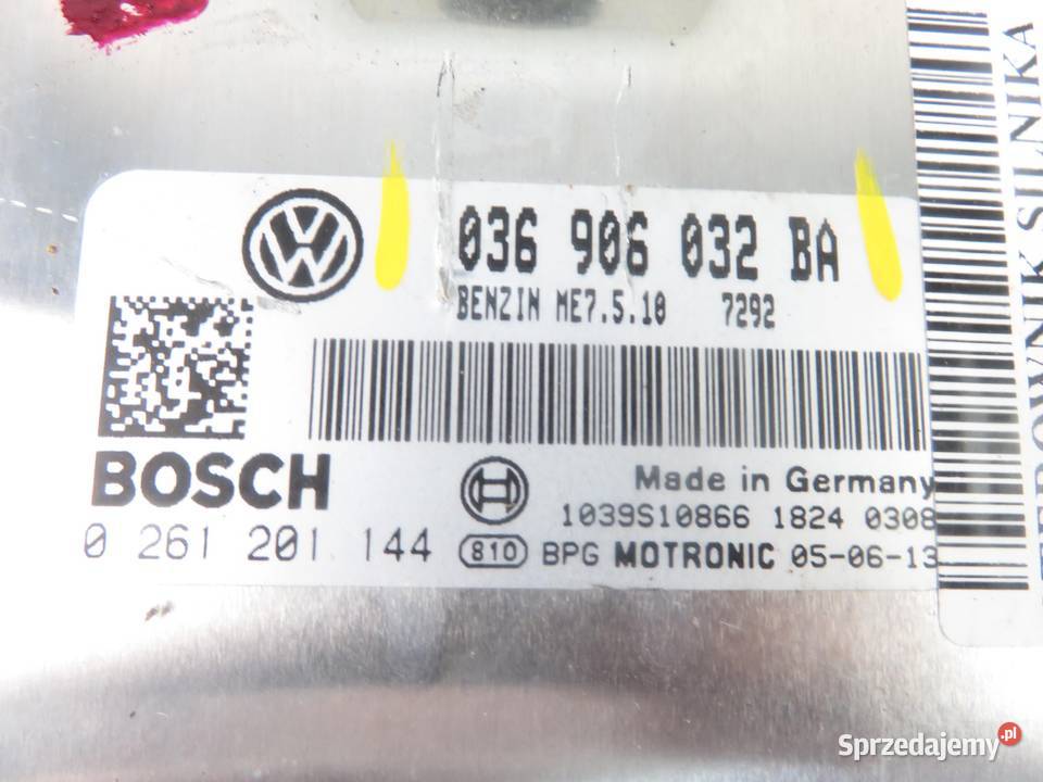 STEROWNIK VW GOLF V 14 16V 036906032BA małopolskie