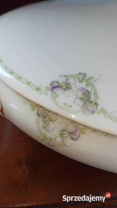 Waza główna Bratki Rosenthal Syg z lat 1907 1910 Gdańsk