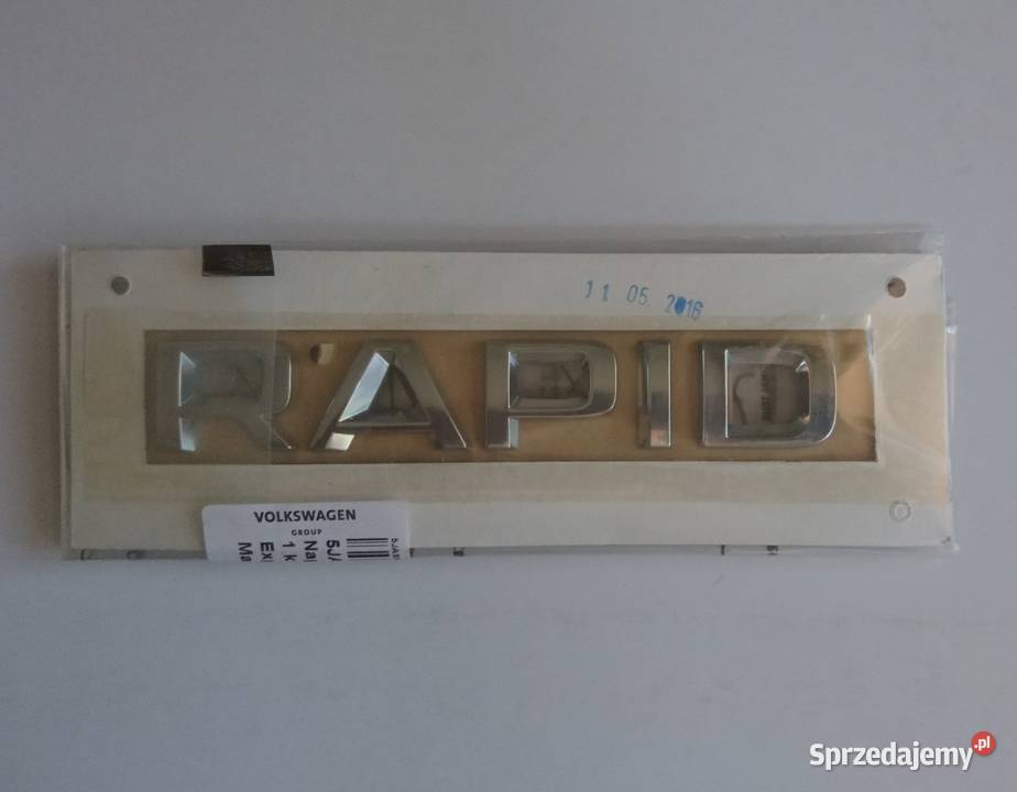 Logo emblemat znak znaczek Rapid skoda Warszawa