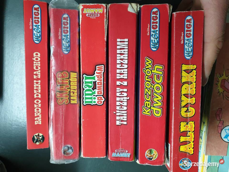 Kaczor Donald Mamut Megagiga różne tomy Komiksy Gdynia sprzedam