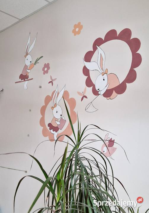 Maluję na ścianach lasy góry postacie bajkowe Laskowa