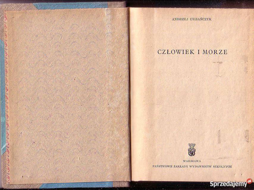 9019 CZŁOWIEK I MORZE ANDRZEJ URBAŃCZYK sprzedam