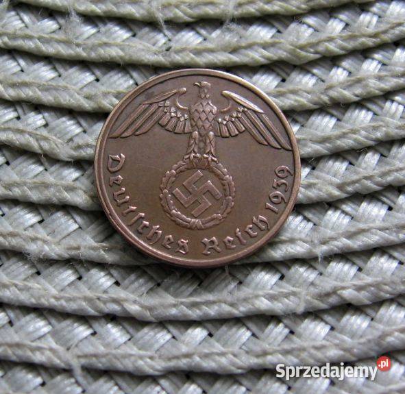 Niemcy 1 Reichspfennig 1939r A Kalisz sprzedam