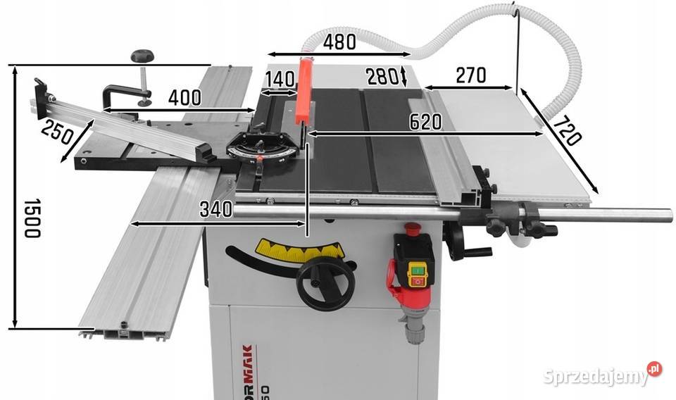Pilarka Stołowa Formatowa TS250 230400V Cormak sprzedam