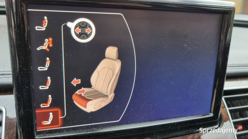 Audi A8 V8 D4 Ogrzewanie postojowe TV monitory Dziwie