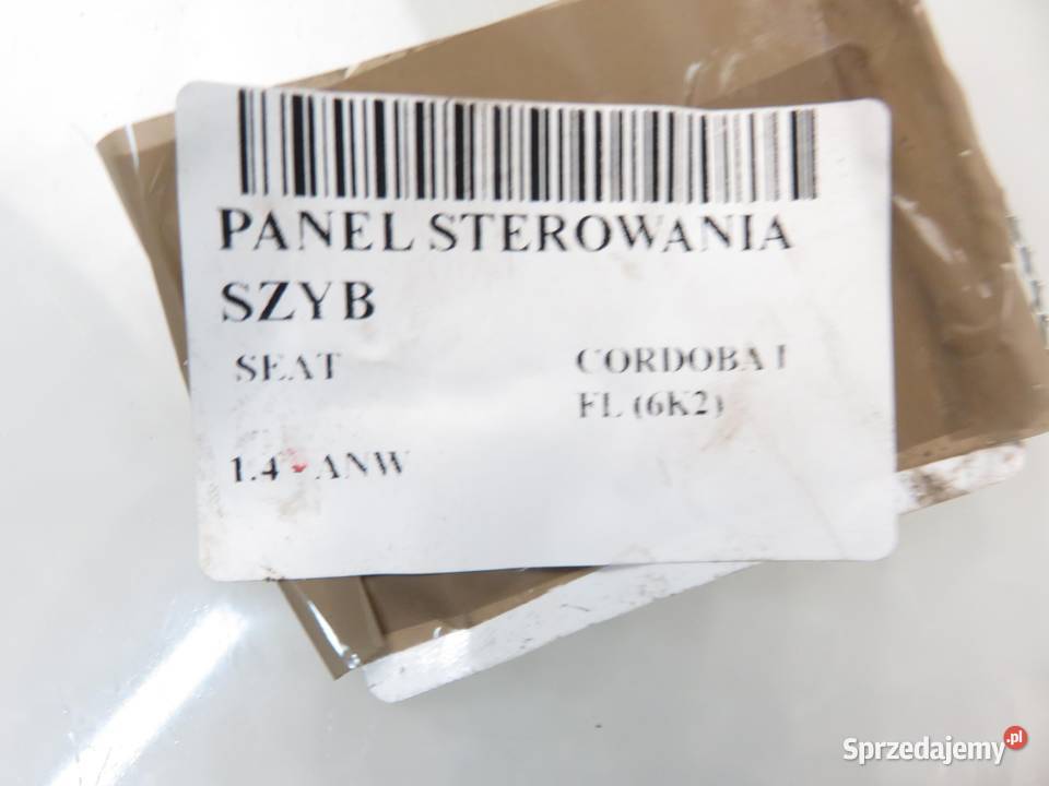 PANEL SZYB SEAT CORDOBA I FL 6K0867171B Panele sterowania, przełączniki