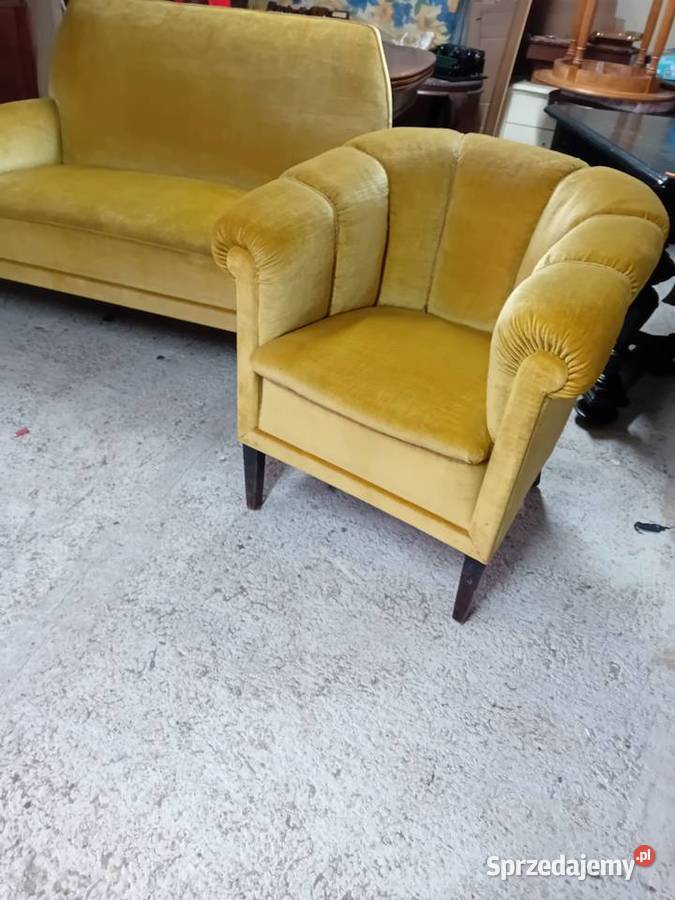 Sofa plus fotele Wypoczynek ludwikowski Tarnogród