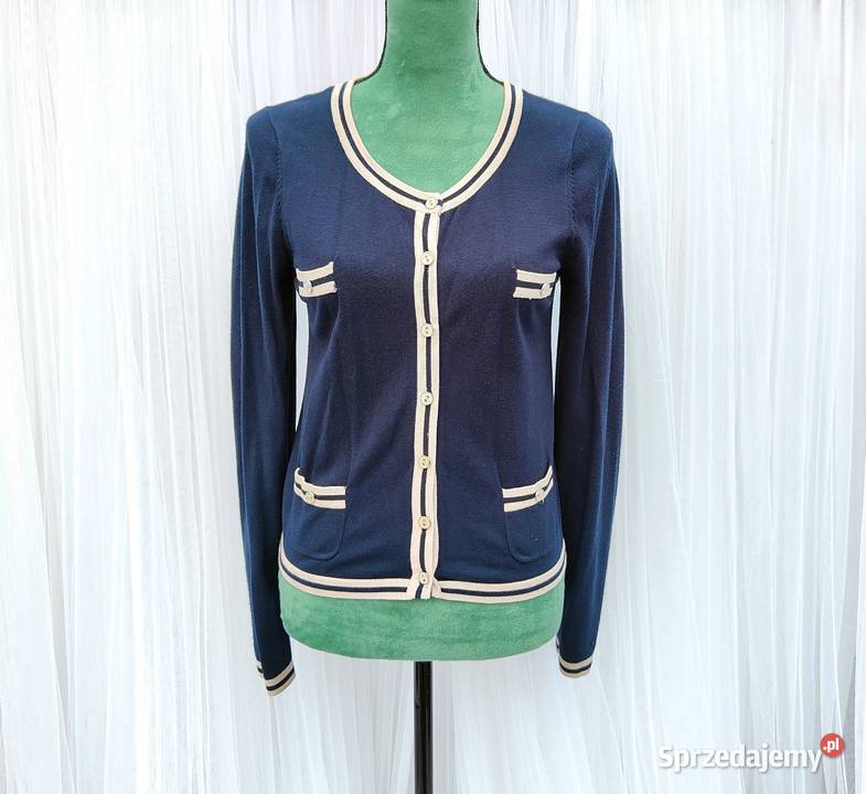 Prosty elegancki sweter kardigan L 40 M 38 sprzedam