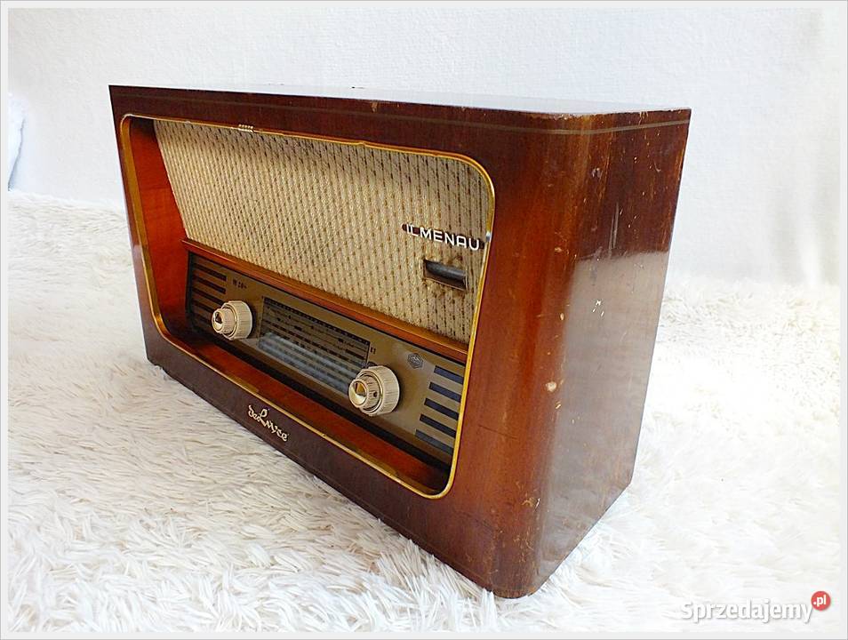 Stare lampowe Radio Sonneberg ILUMENAU 850 z lat lubuskie Żary