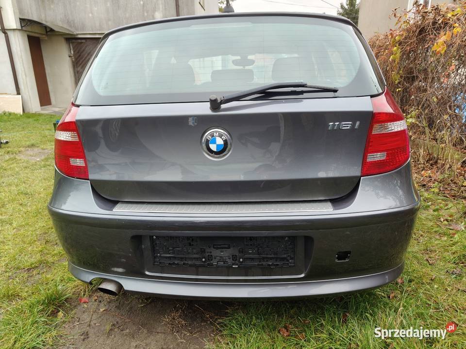 Bmw e87 tylna klapa w kolor sparkling graphite osobowe Klapy bagażnika Aleksandrów Łódzki