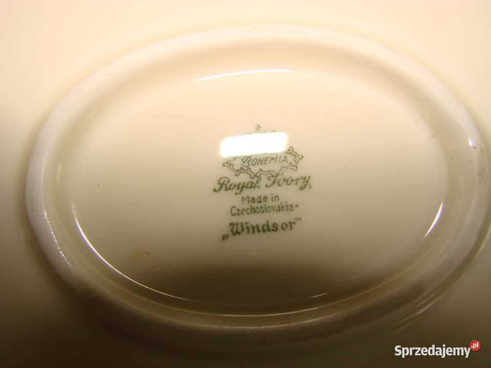 Bohemia Royal Ivory półmisek Windsor pomorskie