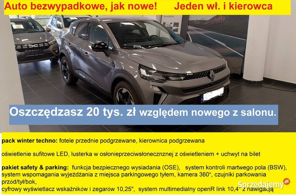 NOWY bmały przeb BEZWYPADKOWY salon kamery 360 Motoryzacja Ząbki sprzedam
