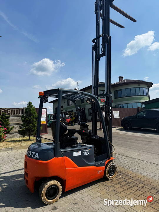 wózek widłowy elektryczny TOYOTA 8FBMT16 Triplex Działoszyn