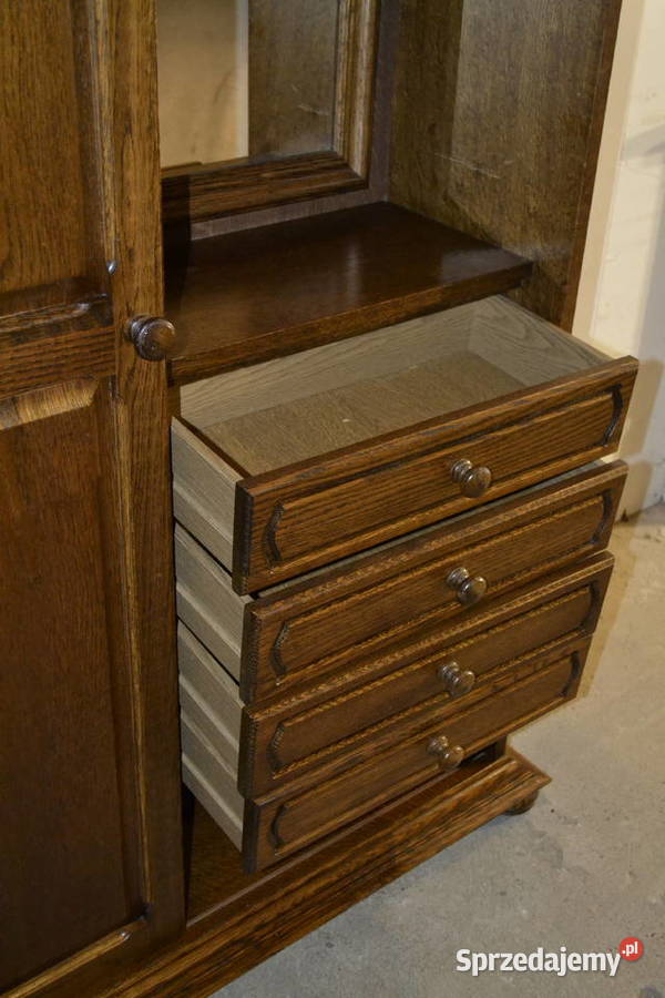 garderoba wieszak stylowy dąb