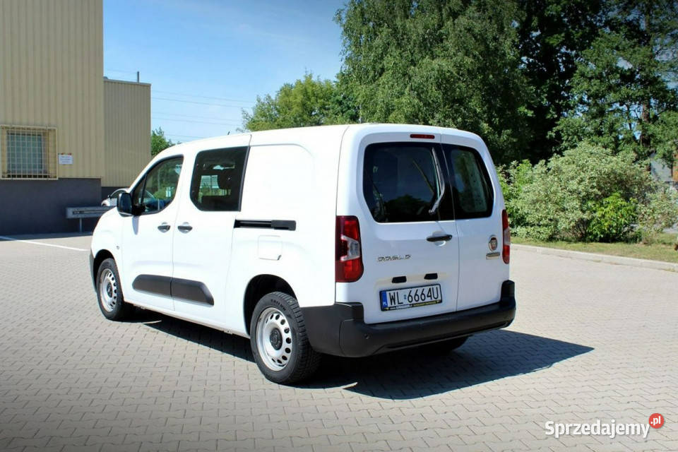 Fiat Doblo Long L2 Brygadówka możliwość ABS Samochody dostawcze Łomianki