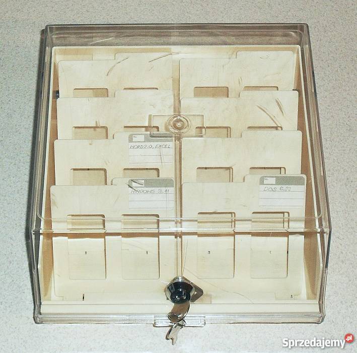 Pudełko pojemnik box na dyskietki 35 cala śląskie Gliwice