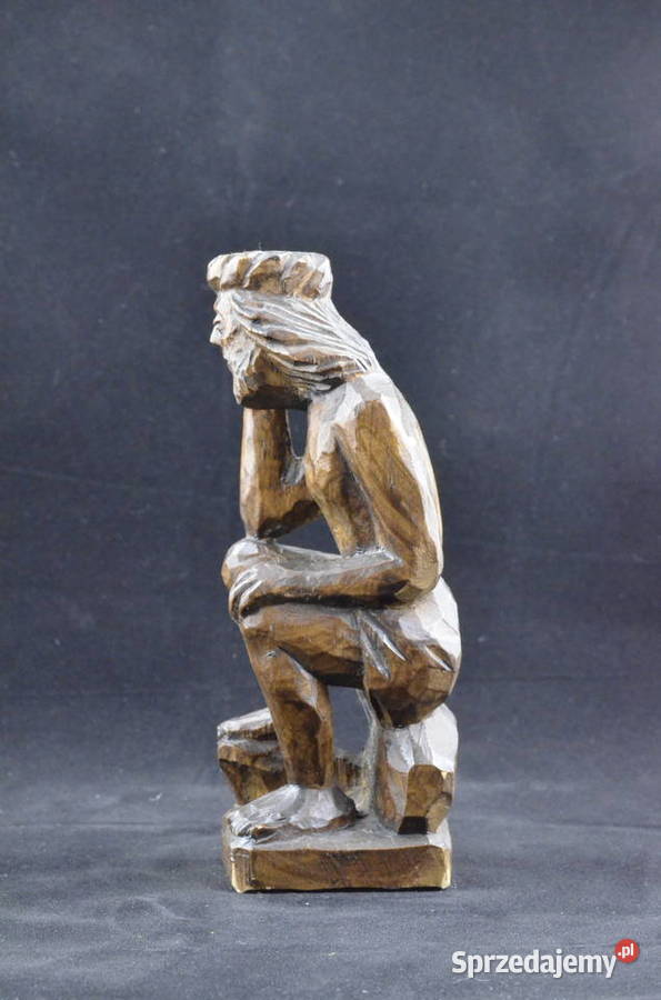 Świątek Jezus Frasobliwy rzeźba ludowa