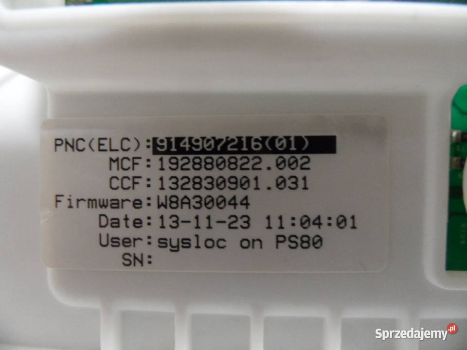 programator pralki electrolux EWP1064TEW Radlin