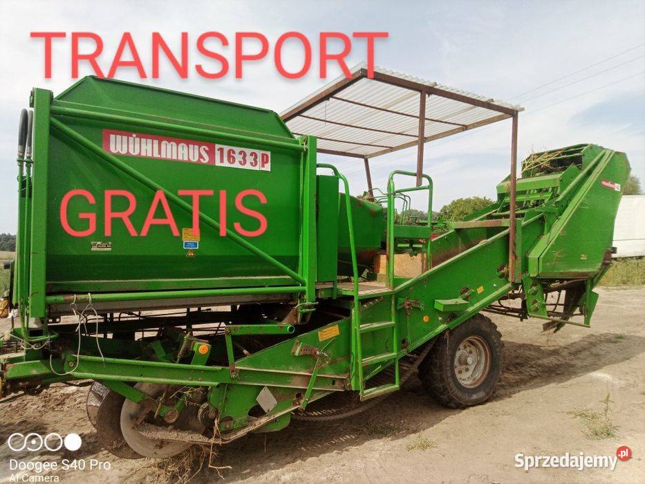 Wuhlmaus 1633 P grimme kombajn ziemniaczany do Bytom Odrzański