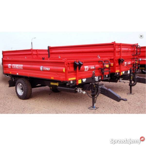 Przyczeparolnicza przyczepy jednoosiowa Rogóźno