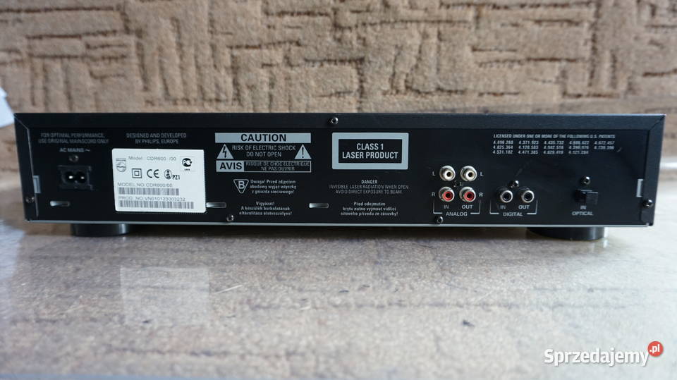 odtwarzacz Philips CDR 600 Mosty