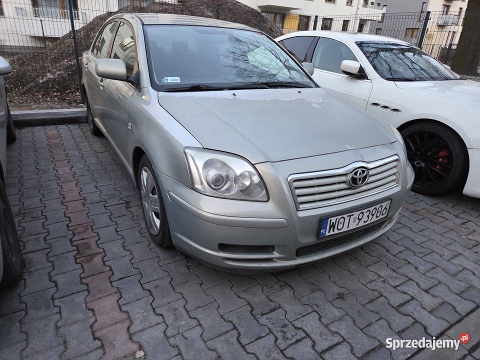 Toyota Avensis T25 18 VVTi sedan klimatyzacja Rok produkcji 2004 Grodzisk Mazowiecki