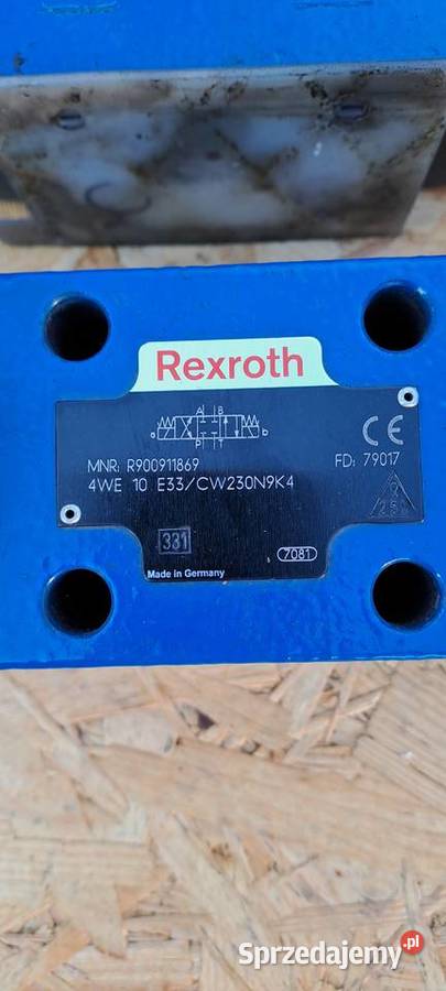 Elektrozawór Rexroth 4WE10E33CW230N9K4 Cewka Pozostałe sprzedam