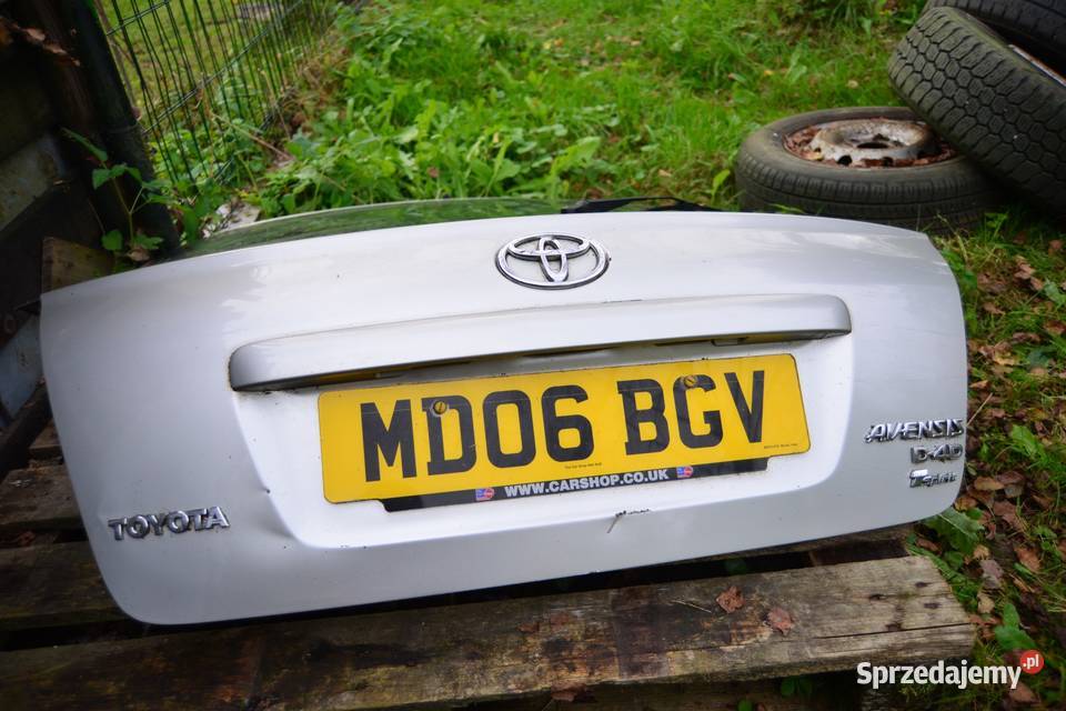 klapa tył tylna bagażnika avensis t25 liftback z Nowy Wiśnicz sprzedam