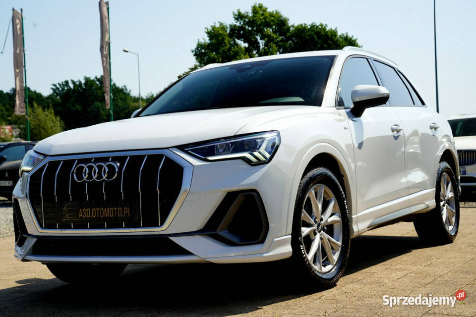 Audi Q3 SLINE skóra FUL LED parktonik NAWI alusy Otmuchów