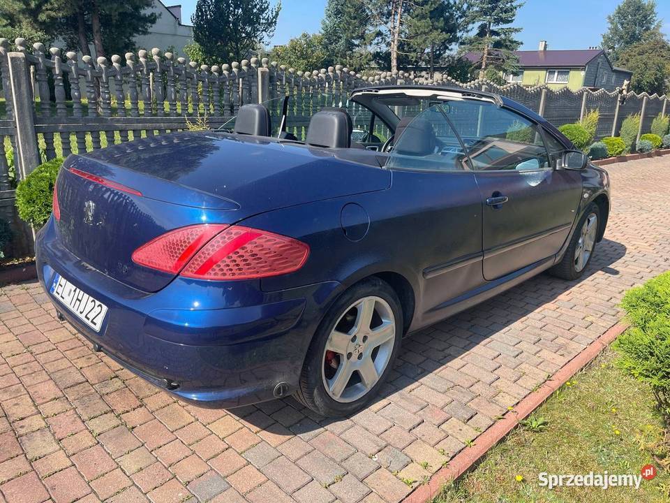 Cabrio peugeot 307 cc 16 gaz benzyna LPG 10 lat manualna Częstochowa sprzedam
