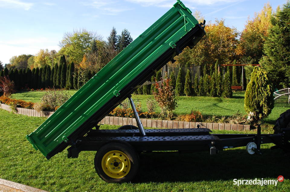 Przyczepa rolnicza 2 tony kiper John Deere Sonina