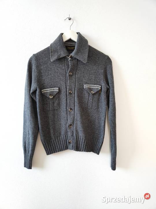 Wełniany sweter Maxer Vintage y2k Jasło