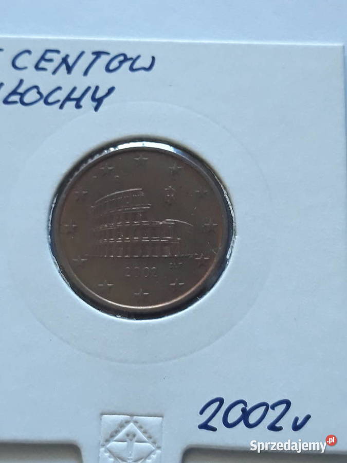 5 Eurocentów Włochy 2002 r wielkopolskie sprzedam