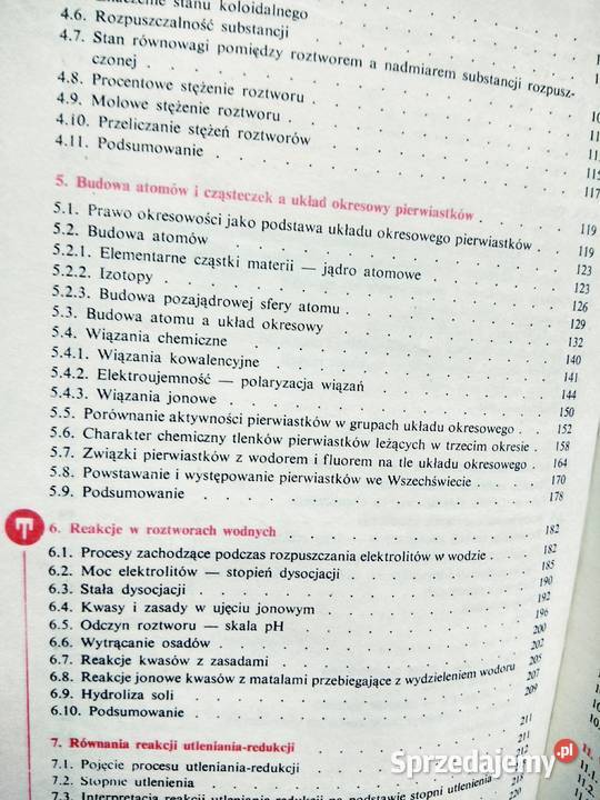 Chemia Matusewicz książki używane antykwariaty mazowieckie Warszawa sprzedam