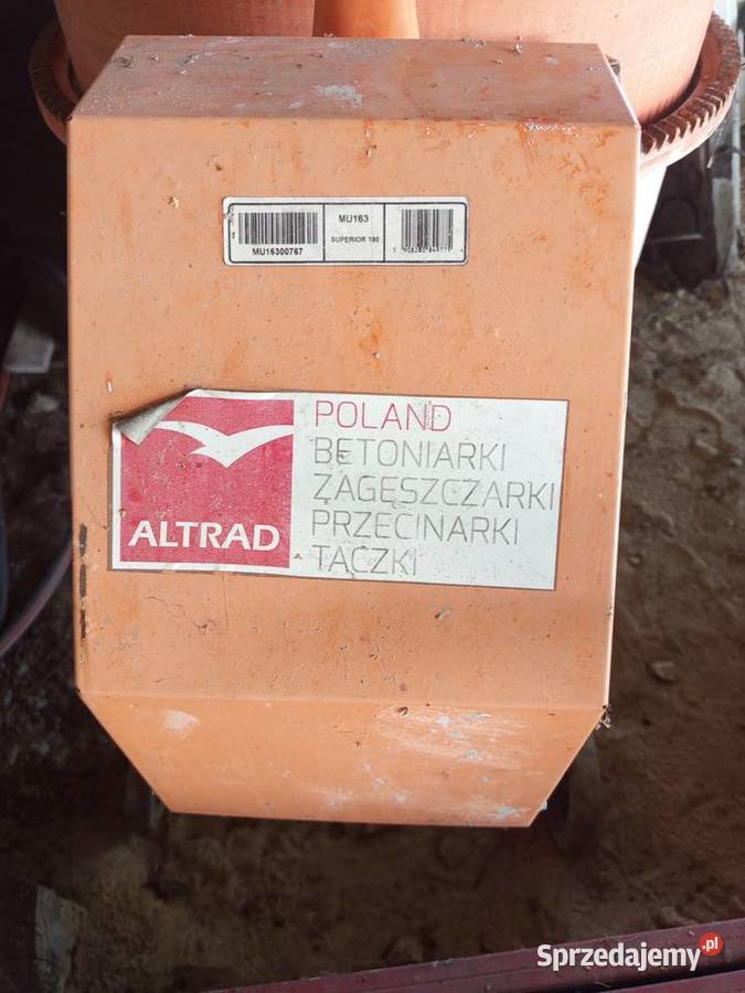 Betoniarka na 220 Altrad Mało używana Myszków