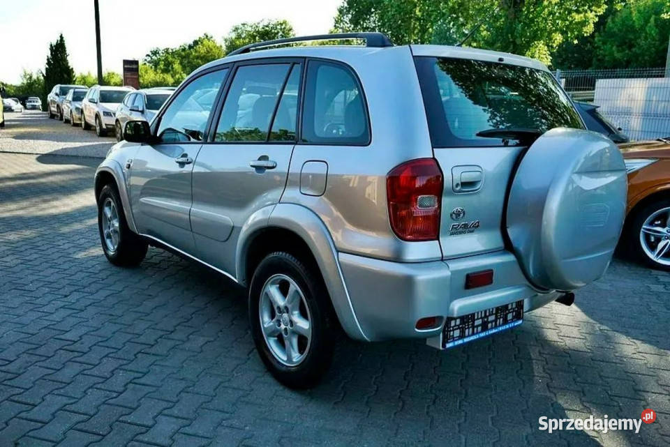 Toyota RAV4 20D4D Klima alu 4x4 serwis 100 2002r Płock sprzedam