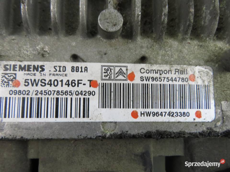 STEROWNIK CITROEN BERLINGO I 20 HDI 90